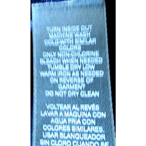 Travelers By Chico's Women's Blue Long Sleeve Stretch Gromet Neck Shirt Size S. - Picture 11 of 11